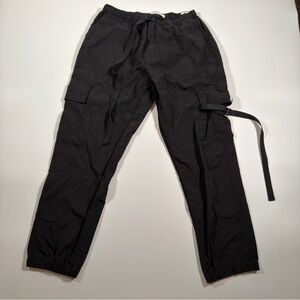 PacSun Women's Black Windbreaker Cargo Pants Size‎ Medium